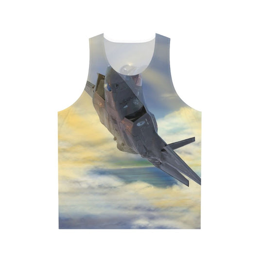 F-35 military aircraft tank top