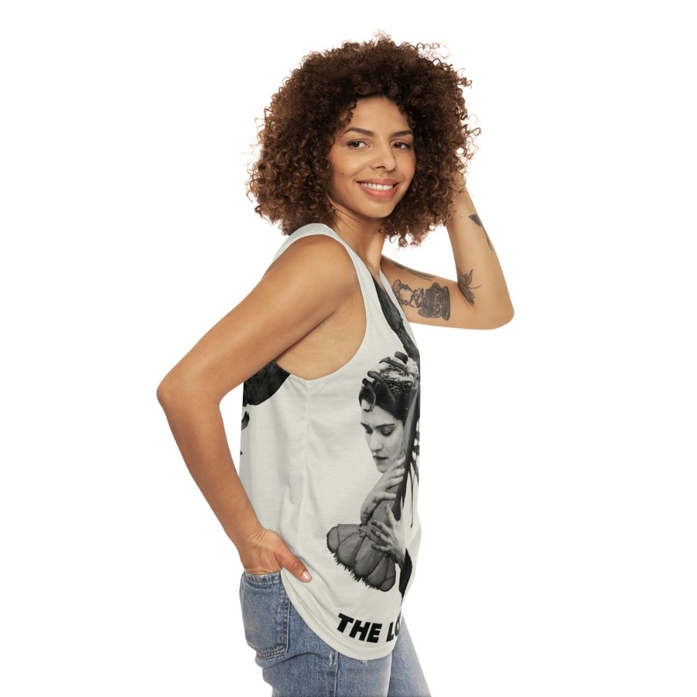 The Lobster Unisex Tank Top - women side