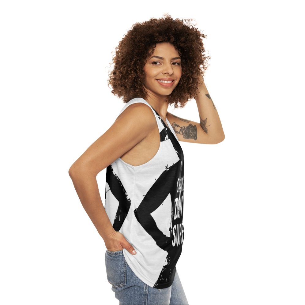 Charlie Don't Surf Unisex Military Tank Top - women side