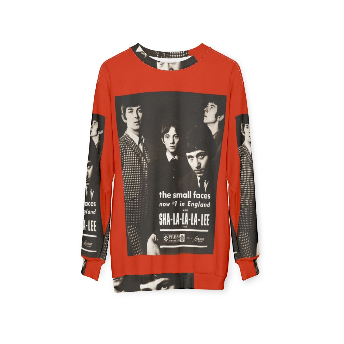 The Small Faces 60s Psychedelic Rock Sweatshirt - hanging