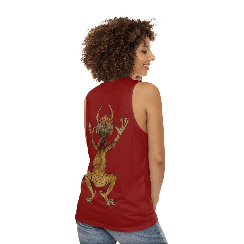 Codex Gigas Devil's Bible Unisex Tank Top - women back