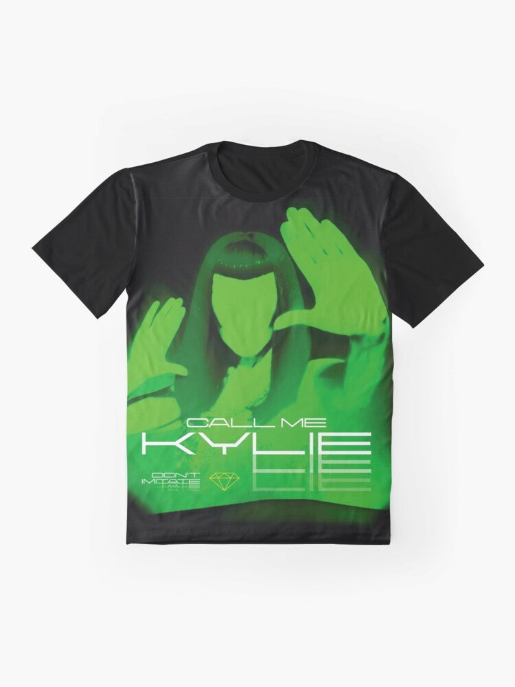 Kylie Minogue "Tension" fan art graphic t-shirt design - Flat lay