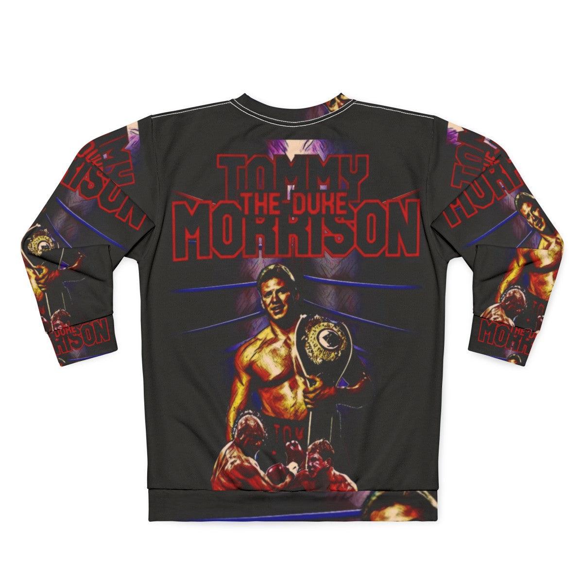 Tommy Morrison Heavyweight Boxing Champion Sweatshirt - Back