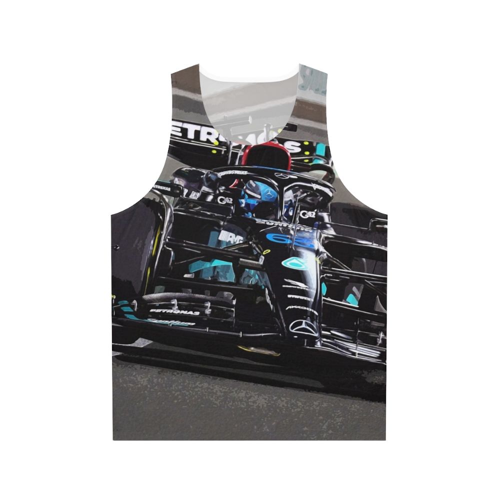 George Russell Formula 1 Racing Unisex Tank Top