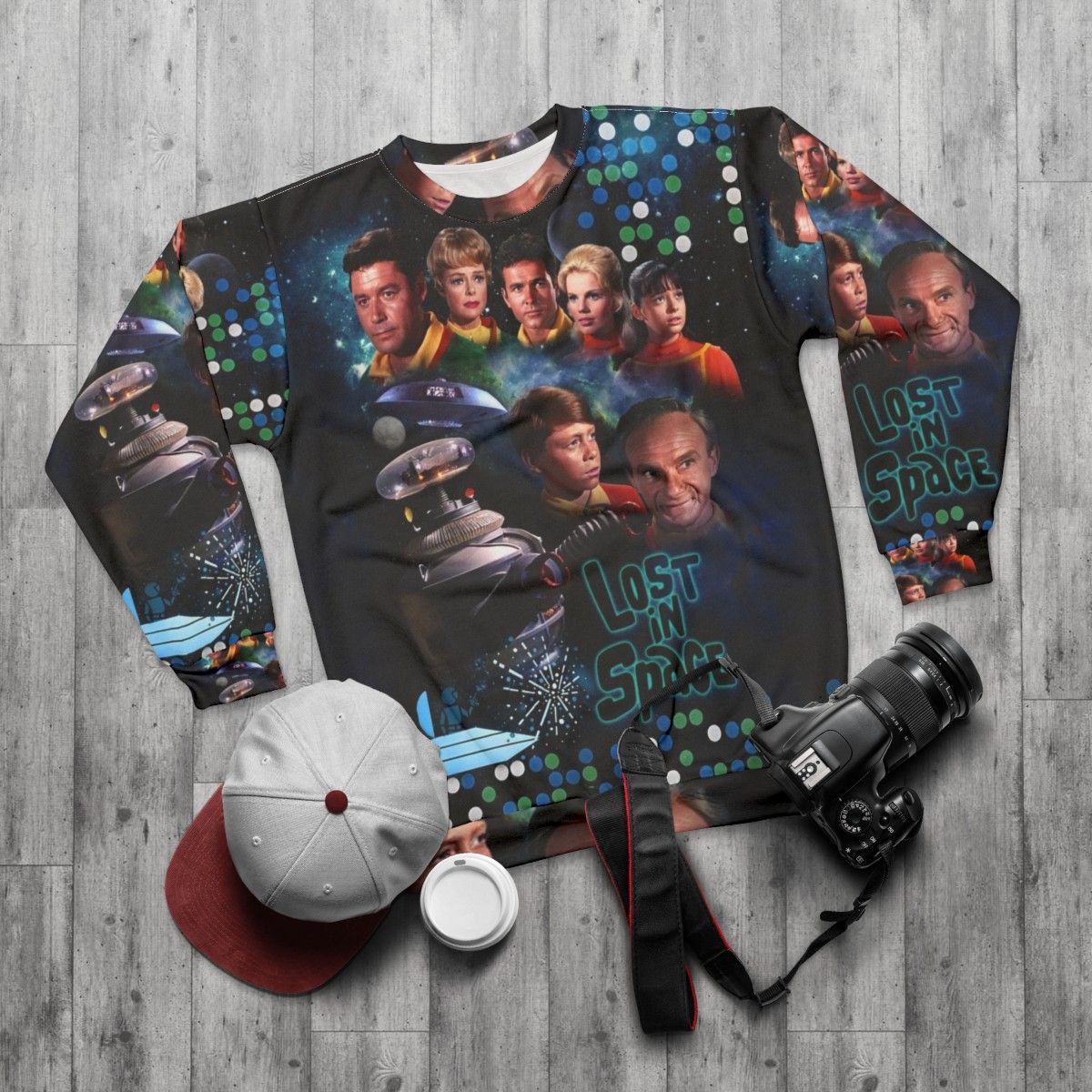 Lost in Space Season 2 Sci-Fi Sweatshirt - flat lay