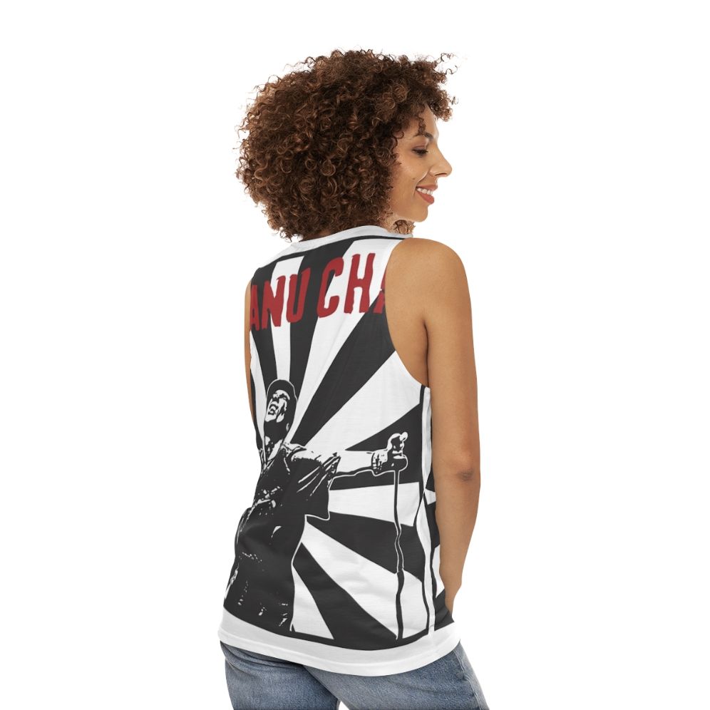 Manu Chao Unisex Music Tank Top - women back