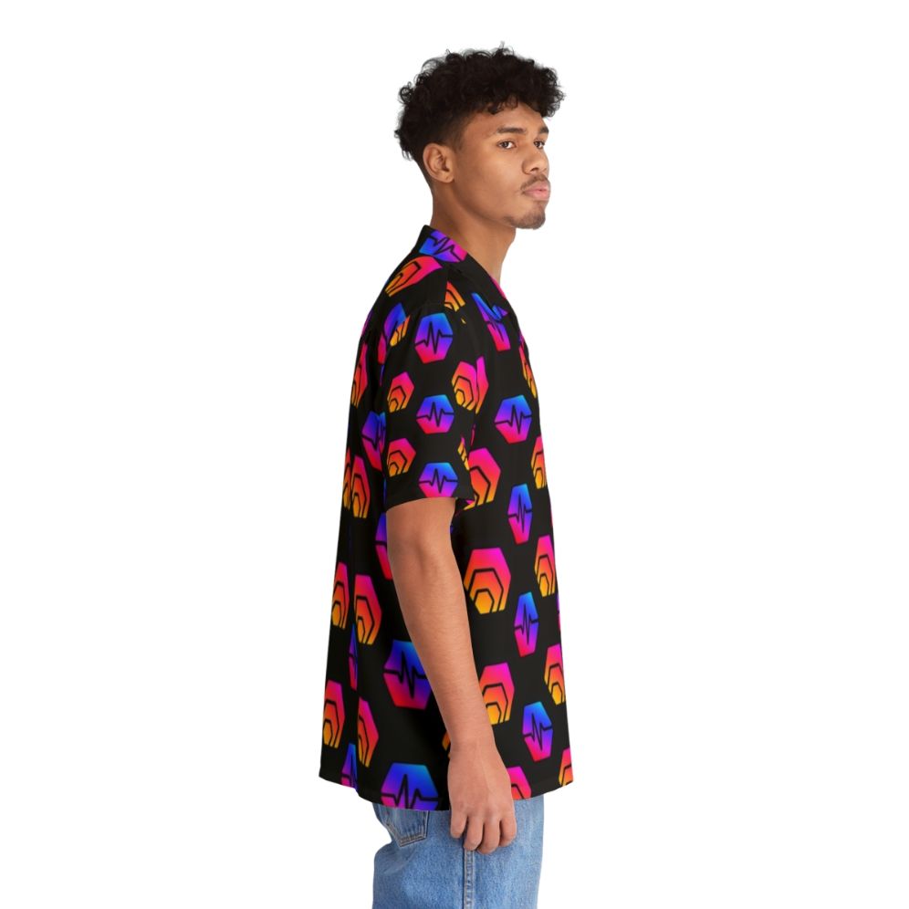 Crypto Hex and Pulsechain Logo Hawaiian Shirt - People Pight