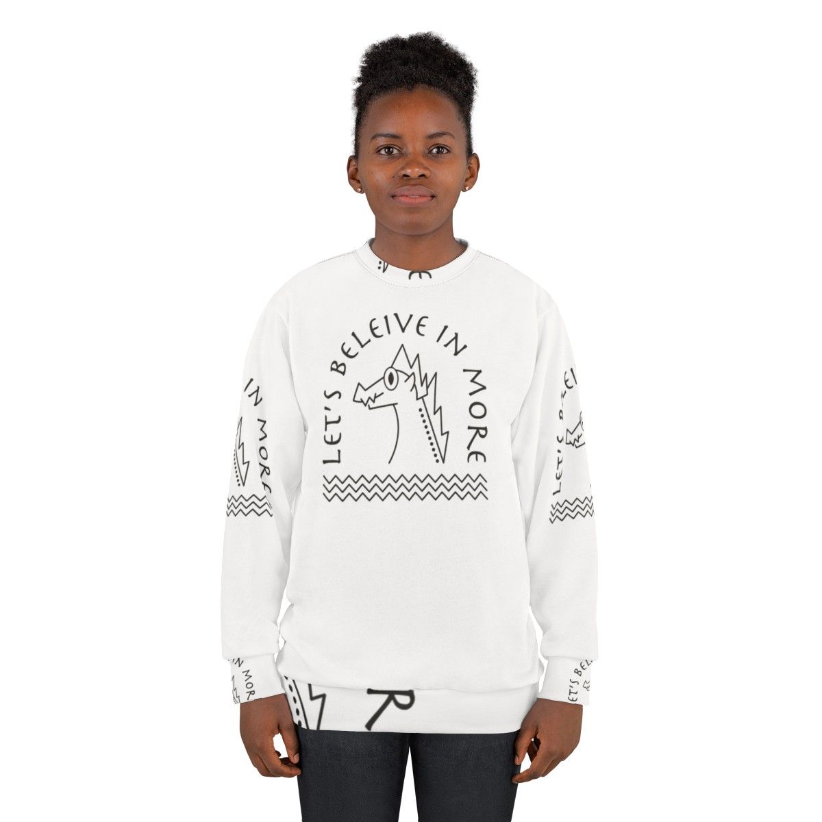 Dragon Sweatshirt with Legendary Asian Mythical Creature Design - women