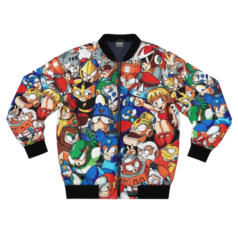 Mega Man Retro Robot Masters Bomber Jacket