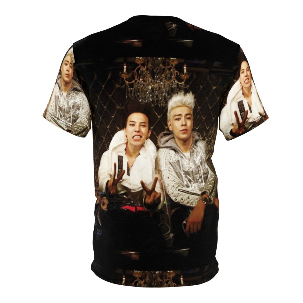 Bigbang-inspired graphic t-shirt featuring G-Dragon and other band members - Back