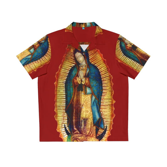 Our Lady of Guadalupe Tilma Replica Hawaiian Shirt