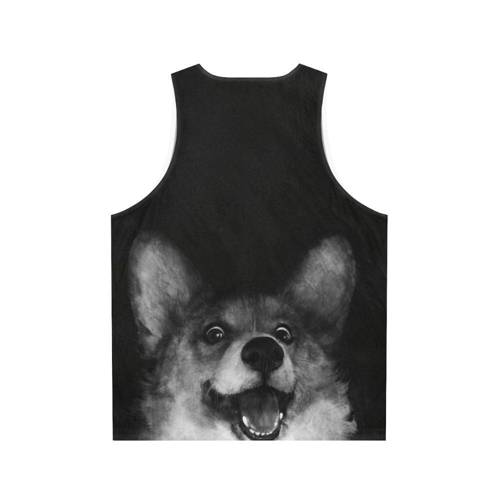 Sausage Fox Unisex Corgi Dog Funny Tank Top - Back