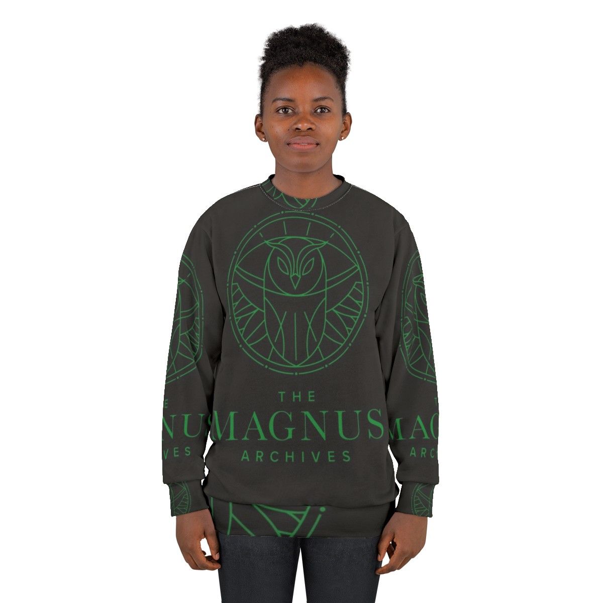 The Magnus Archives All Seeing Owl Sweatshirt - women