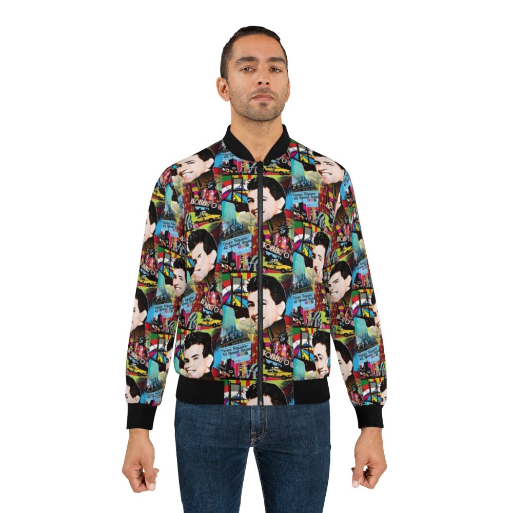 Bobby Orlando Pop Art Bomber Jacket with vibrant colors and graphics - Lifestyle