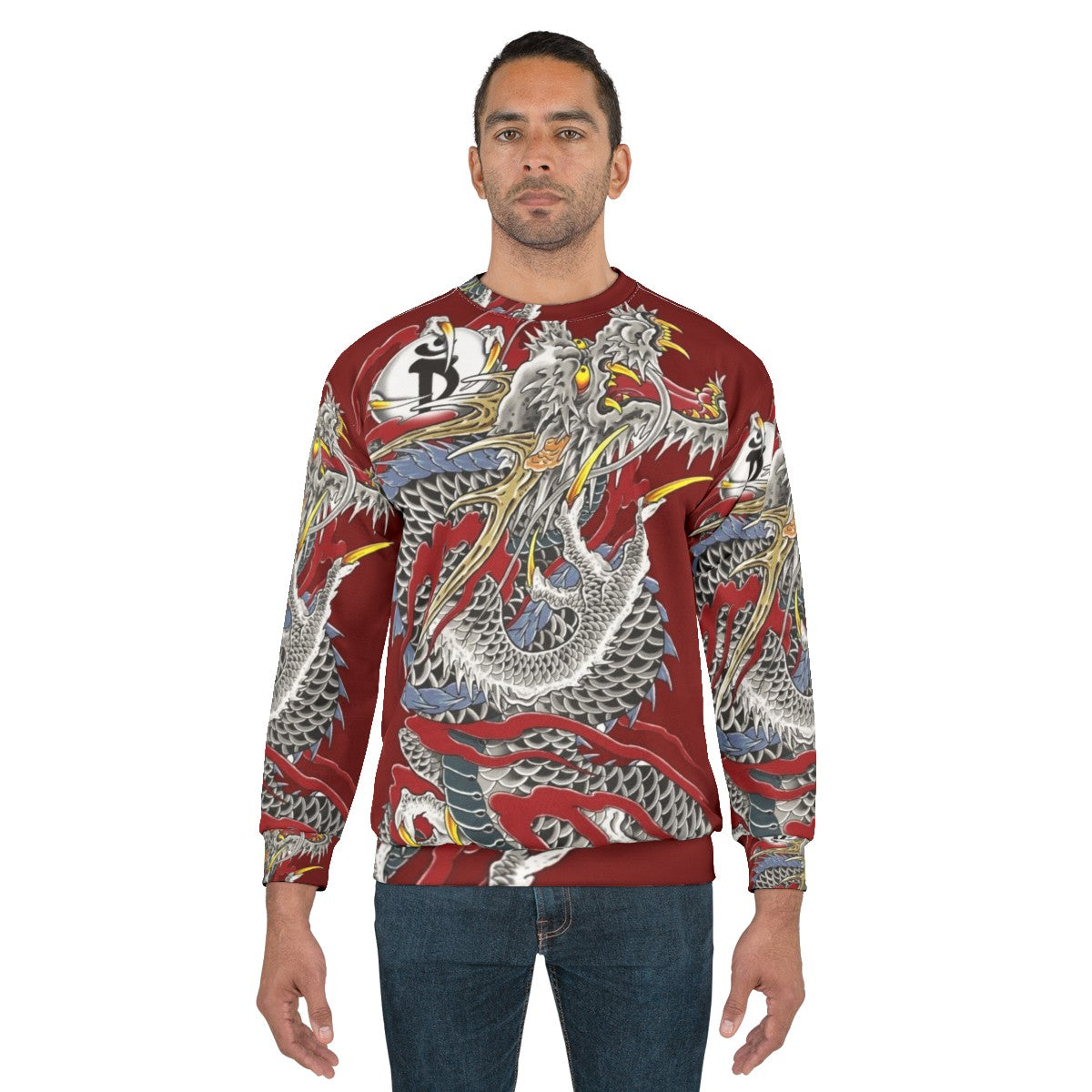 Yakuza Dragon Tattoo Sweatshirt - men