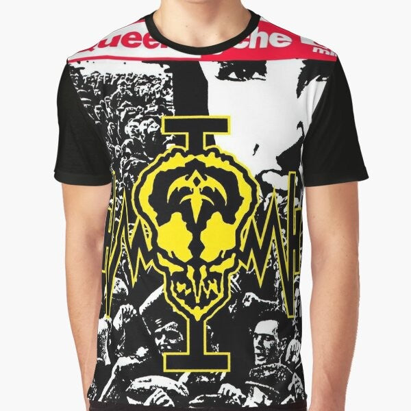 Queensrÿche 'Operation: Mindcrime' 1988 graphic t-shirt design