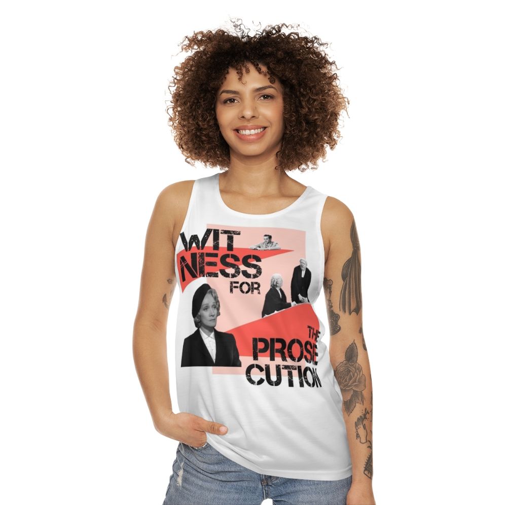 Witness for the Prosecution Unisex Tank Top - women