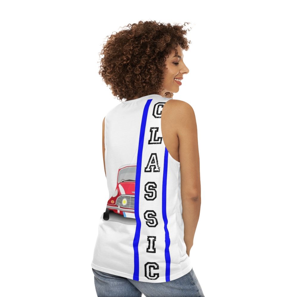 Classic Mini Cooper unisex tank top - women back