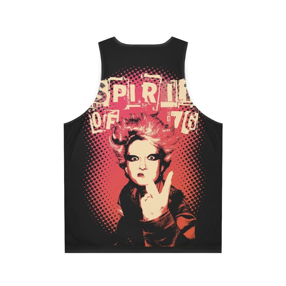 UK punk rock unisex tank top - Back