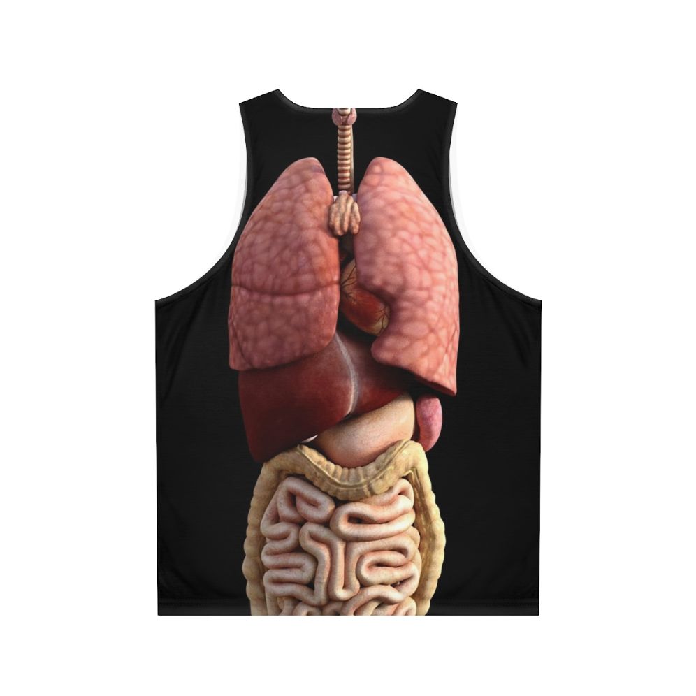 Humorous "My Internal Organs" unisex tank top - Back