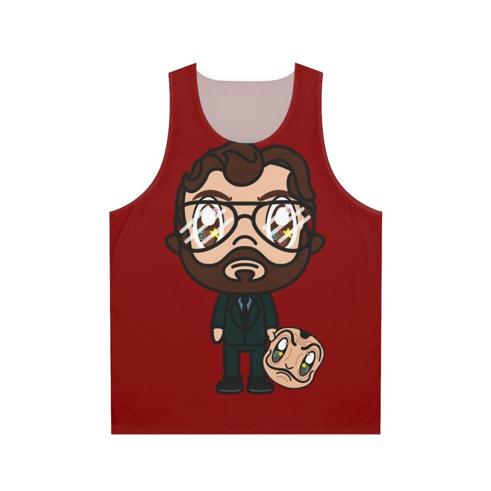 Teacher The Paper House Money Heist Netflix Unisex Tank Top