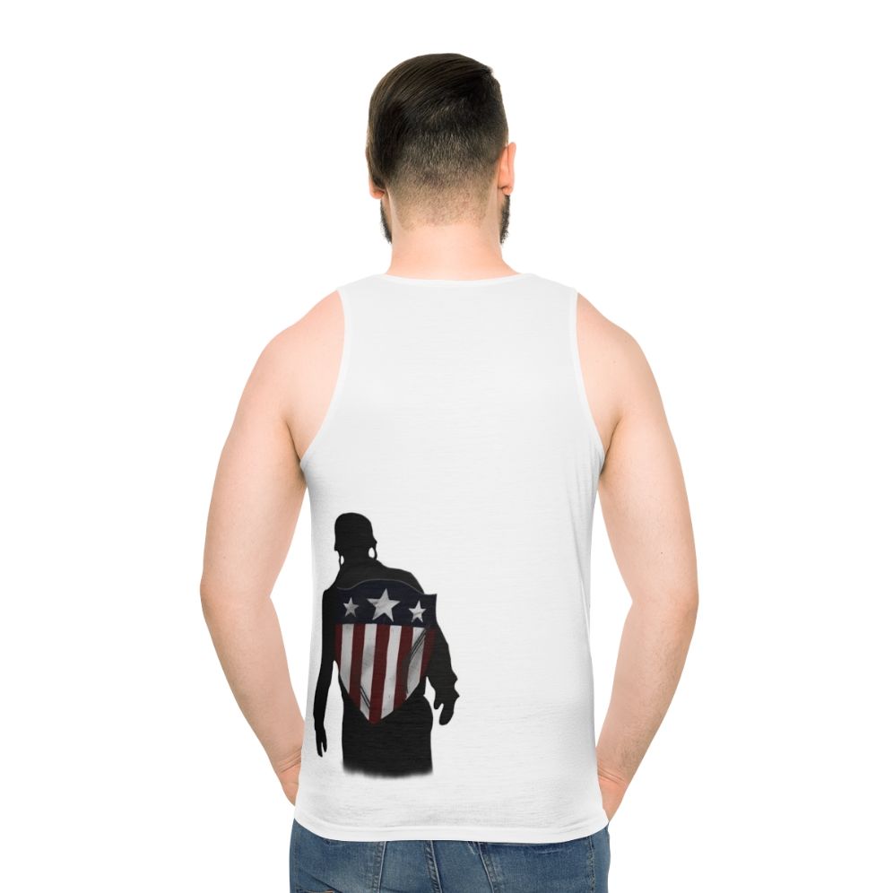 Captain America "I Can Do This All Day" unisex tank top - men back