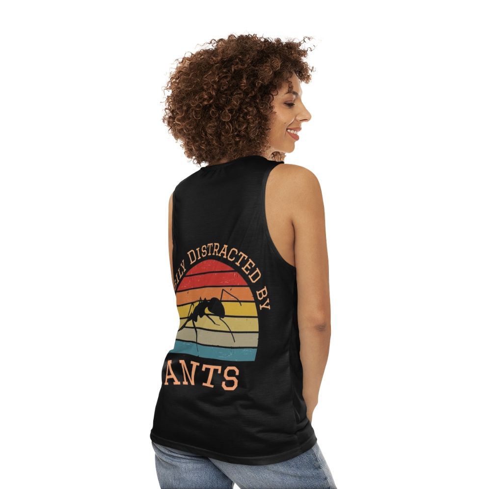 Easily Distracted By Ants Unisex Tank Top - women back