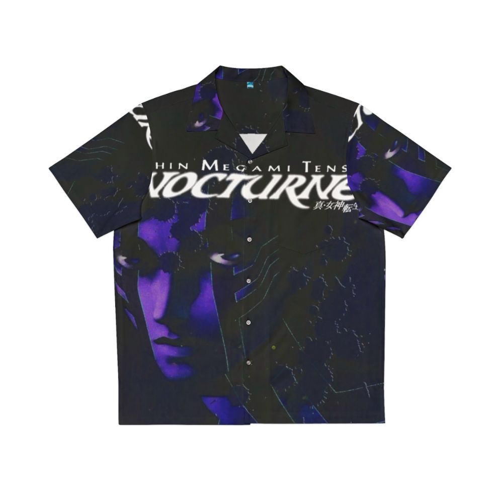 Nocturne Hawaiian Shirt - Shin Megami Tensei Inspired Retro Gaming Apparel