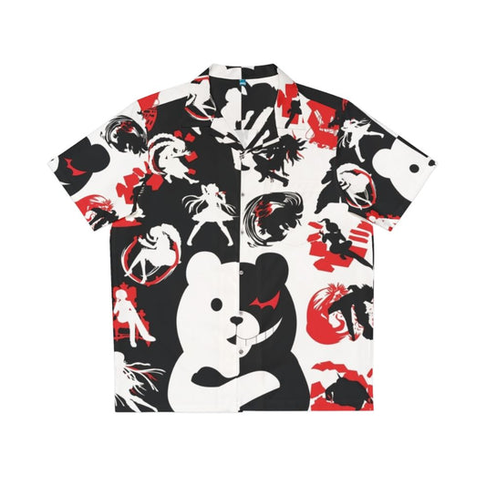 Monokuma Hawaiian Shirt with Danganronpa Despair Theme