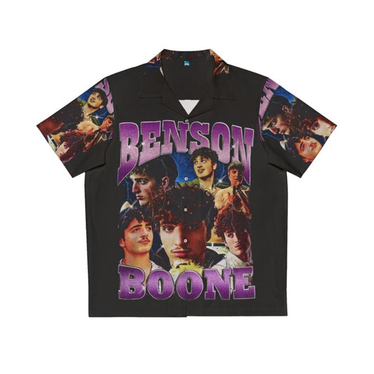 Benson Boone tropical Hawaiian shirt