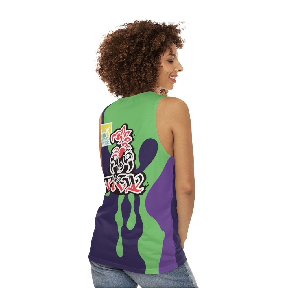 Klara the Poison Trainer Pokemon Galar Unisex Tank Top - women back