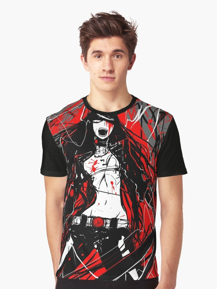 Demolition graphic t-shirt with urban and edgy design - Men