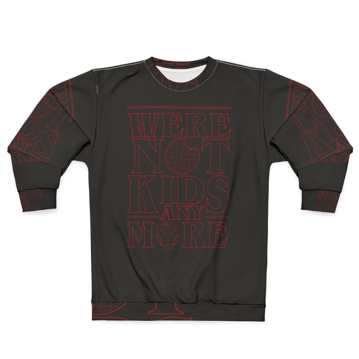 Stranger Things 3 "We're Not Kids Anymore" Graphic Print Sweatshirt