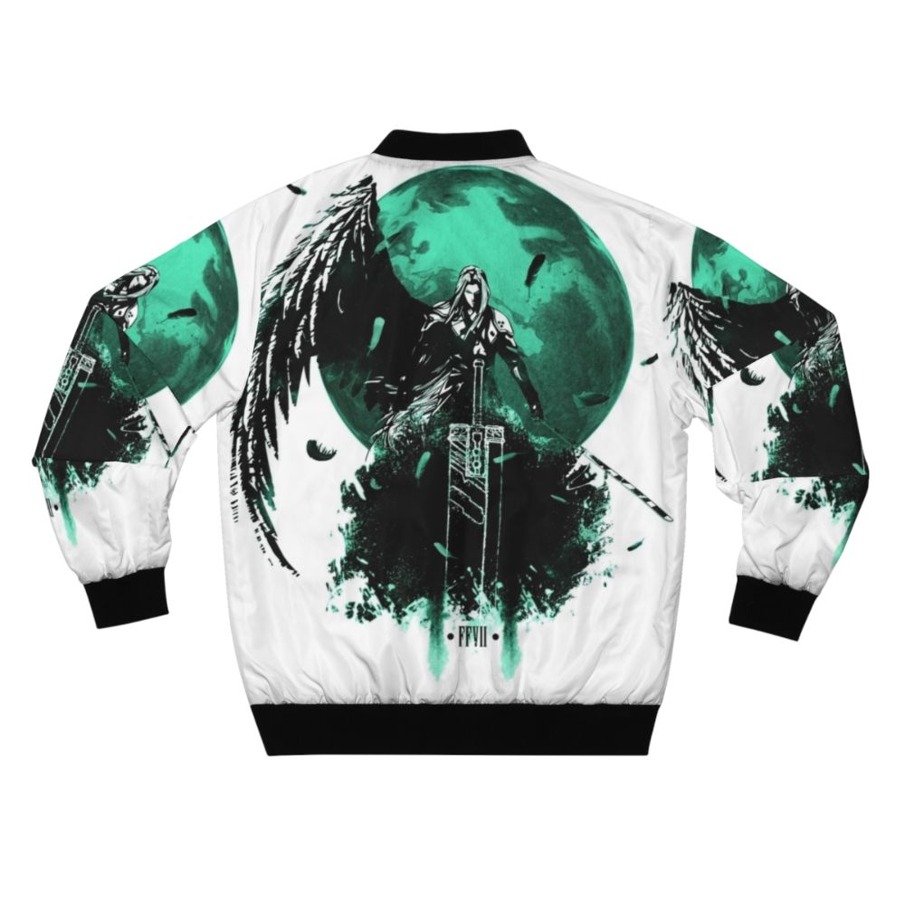 Final Fantasy VII Bomber Jacket with Sephiroth, Cloud Strife, and Zack Fair Designs - Back