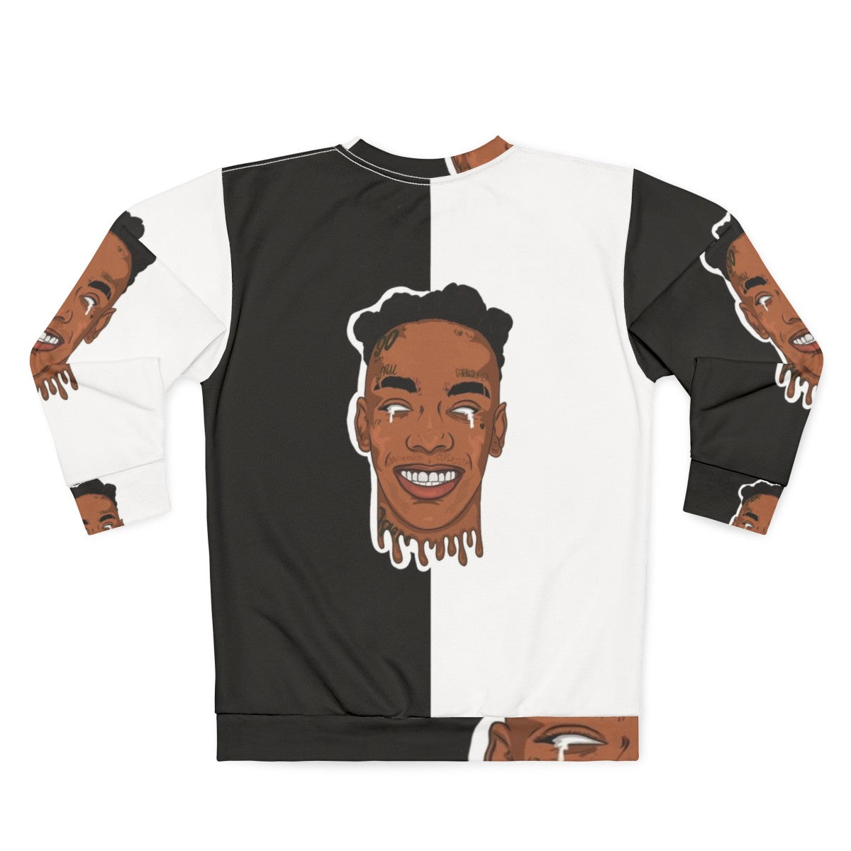 Ynw Melly Bipolar Disorder Awareness Sweatshirt - Back