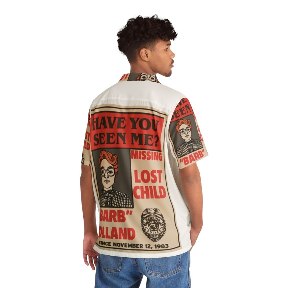 Barb Missing Poster Hawaiian Shirt featuring the character Barb from Stranger Things - People Back