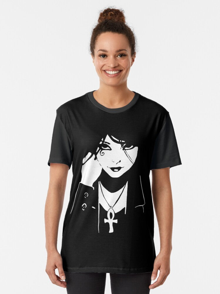 Sandman Comics Graphic T-Shirt featuring DC Vertigo Death - Women