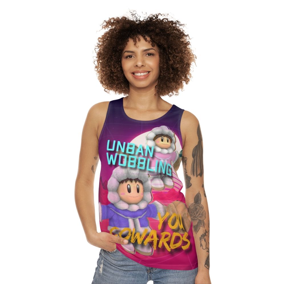 Unisex "Unban Wobbling" Ice Climbers Tank Top - women