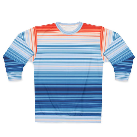 Climate Change Stripes Eco-Friendly Sweatshirt