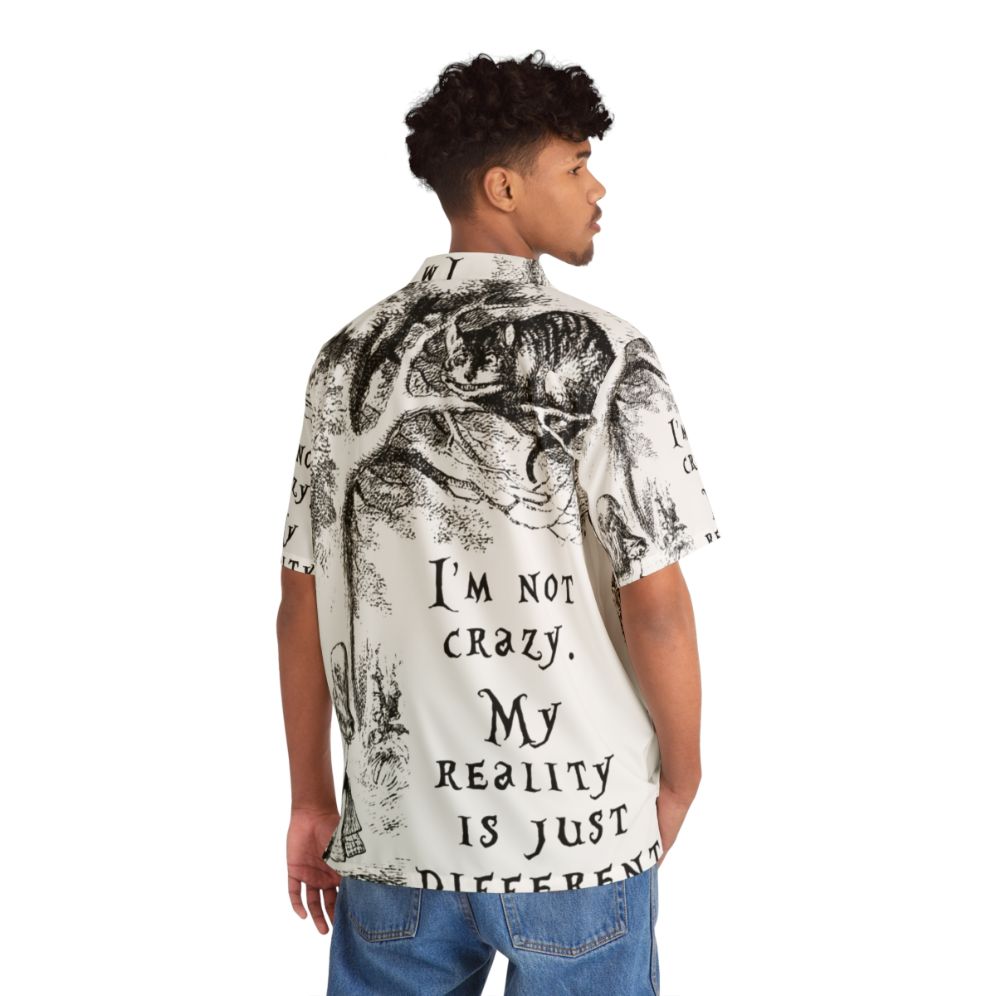 "I'm Not Crazy" Alice in Wonderland Hawaiian Shirt - People Back