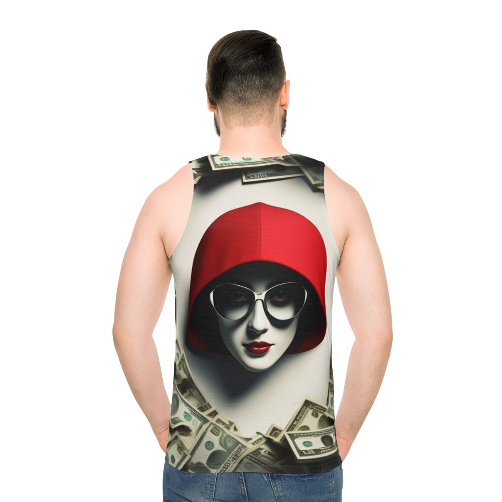 Money Heist Collection Unisex Tank Top - men back