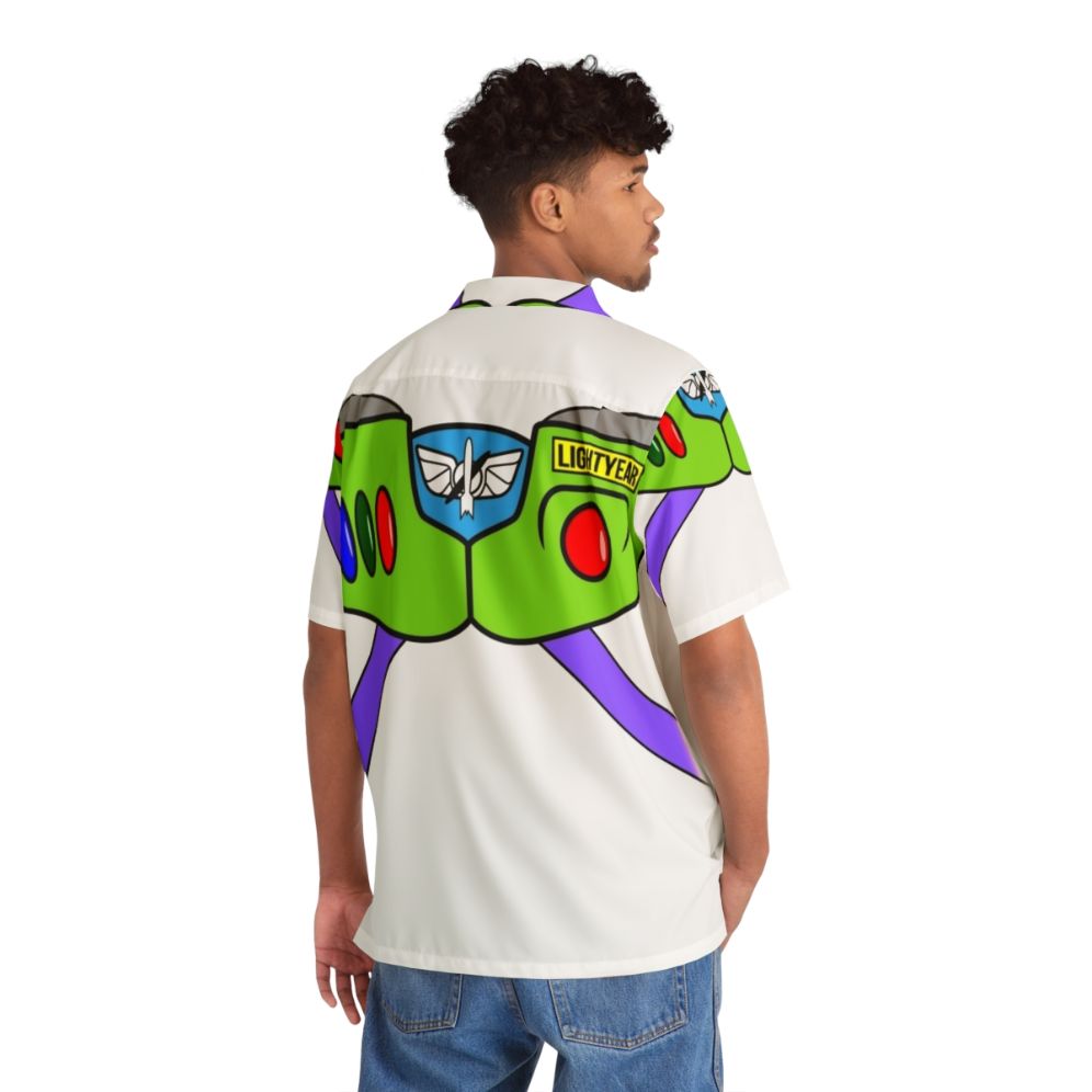 Space Ranger Hawaiian Shirt featuring Buzz Lightyear from Pixar's Toy Story - People Back