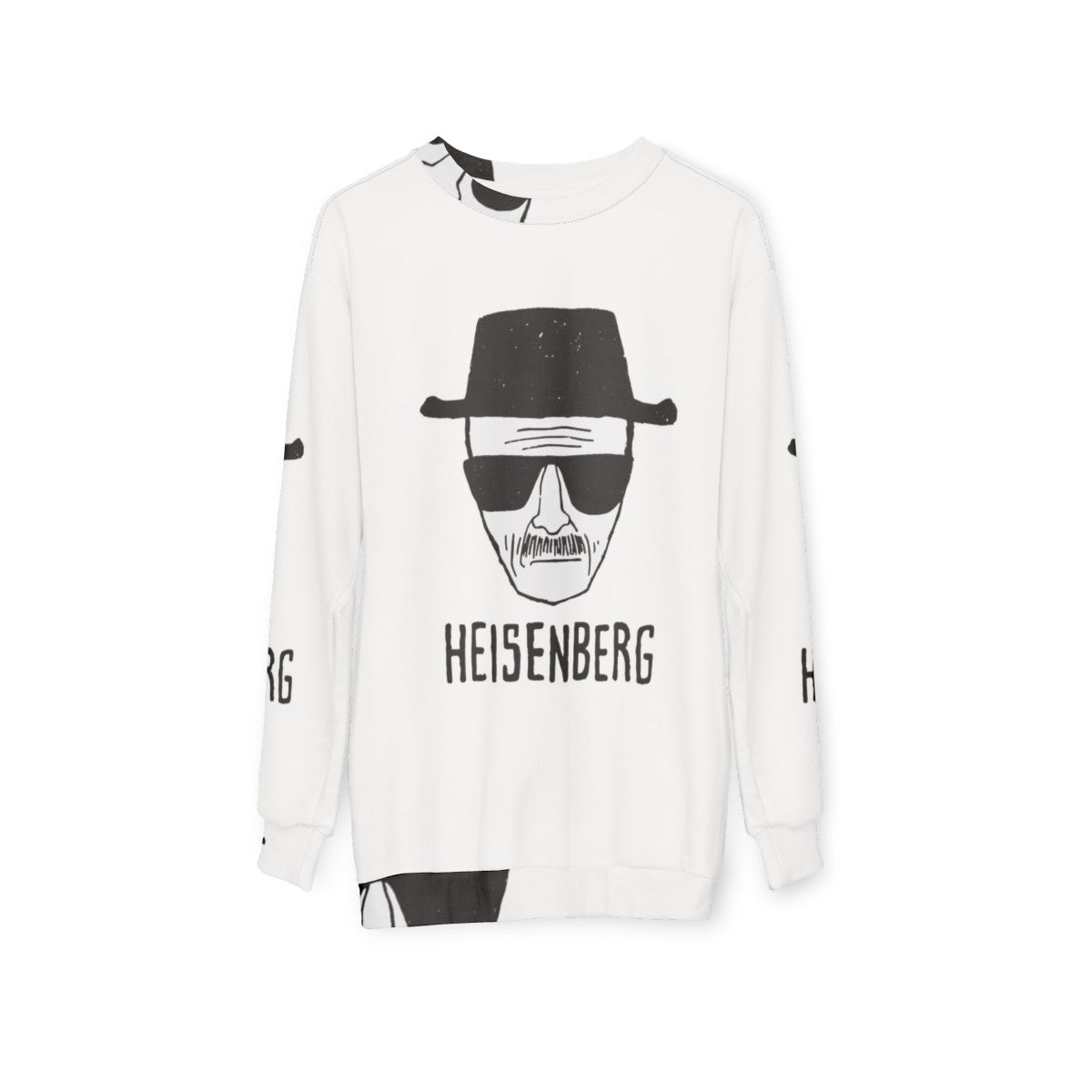 Breaking Bad Heisenberg Drawing Classic Sweatshirt - hanging