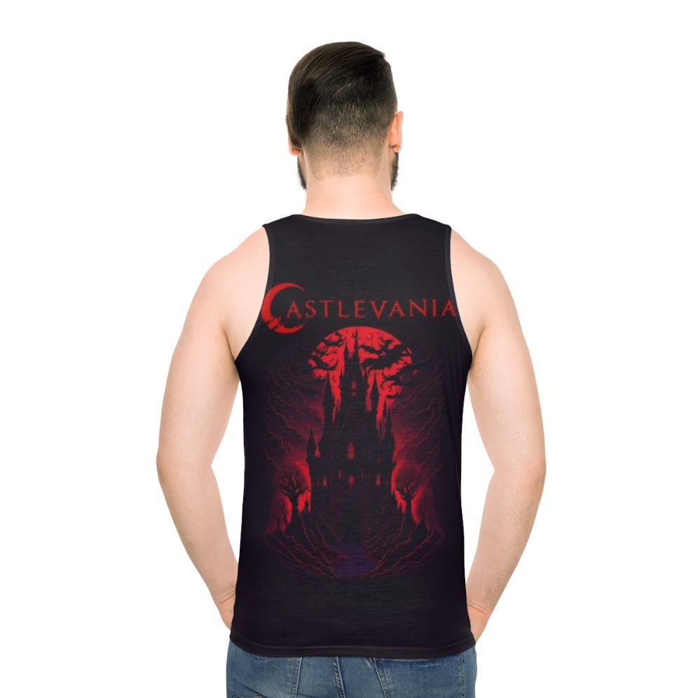 Castlevania Unisex Tank Top - men back