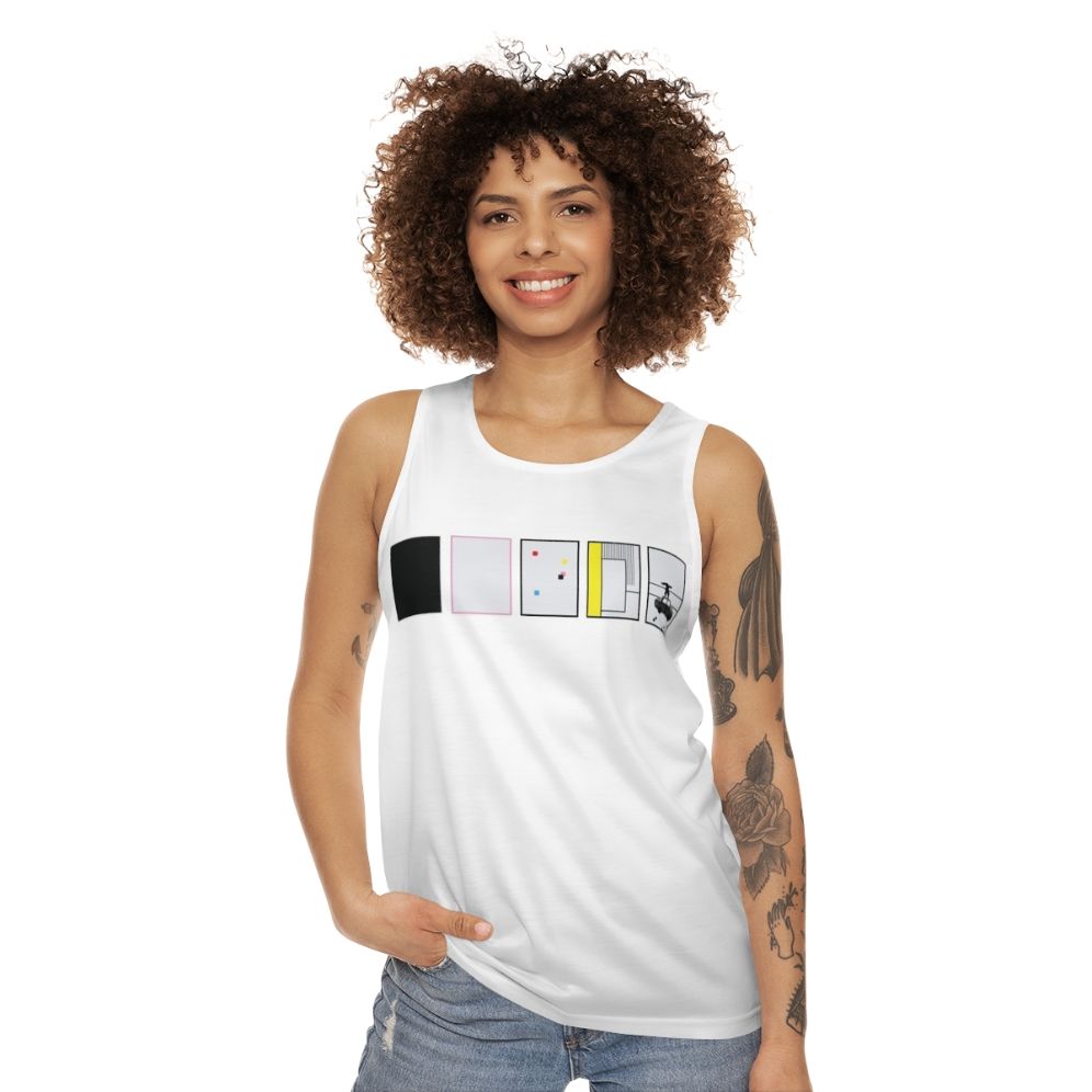 The 1975 unisex tank top with minimalist design - women