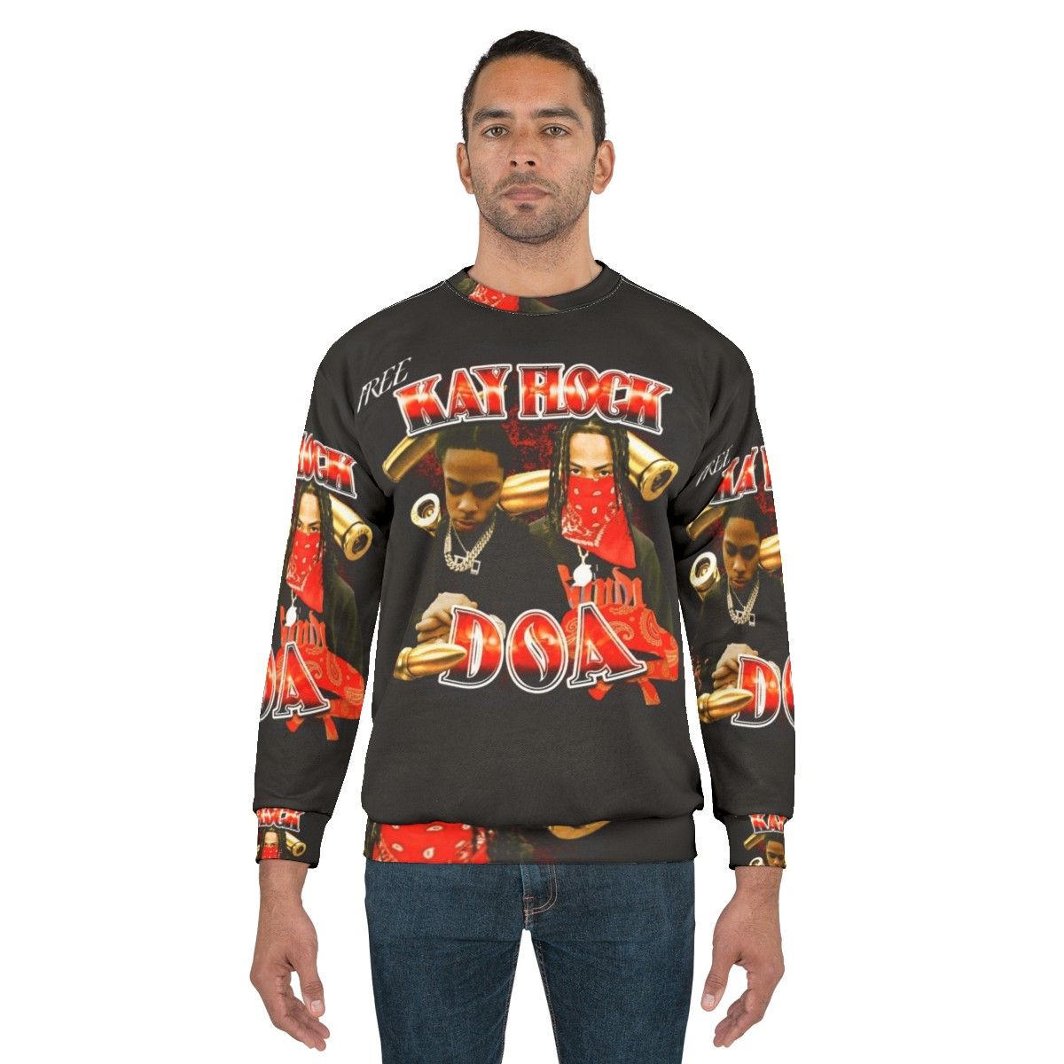 Kay Flock Bronx Drill Rapper Sweatshirt - men