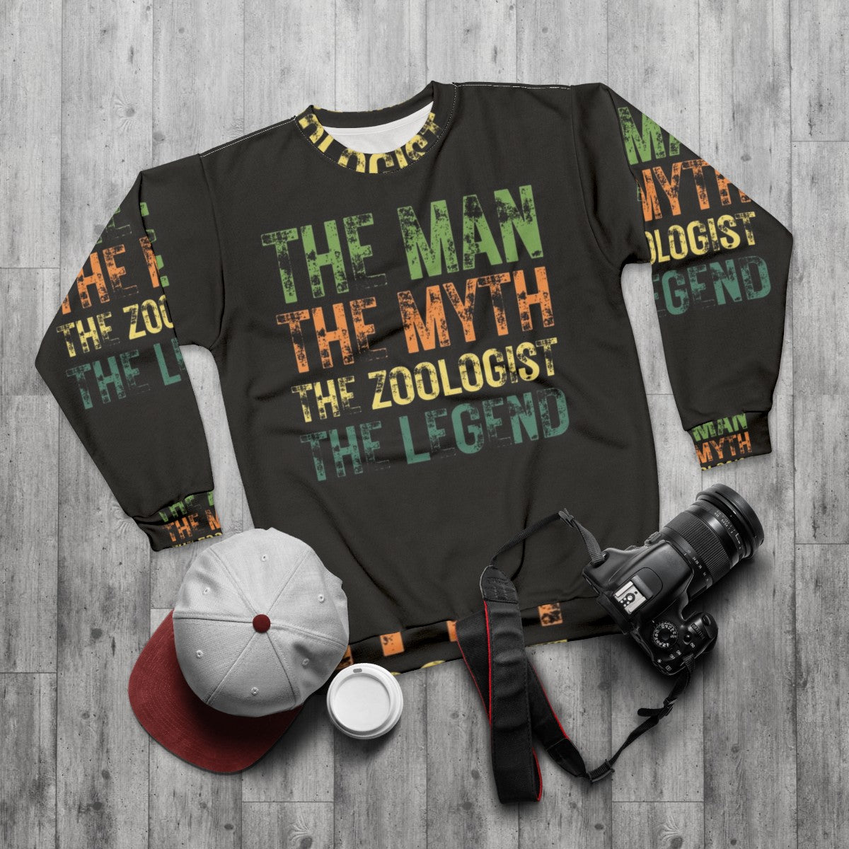 Legendary Zoologist Sweatshirt - flat lay