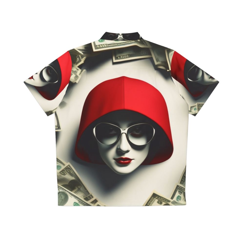 Money Woman Money Heist Collection Hawaiian Tropical Shirt - Back