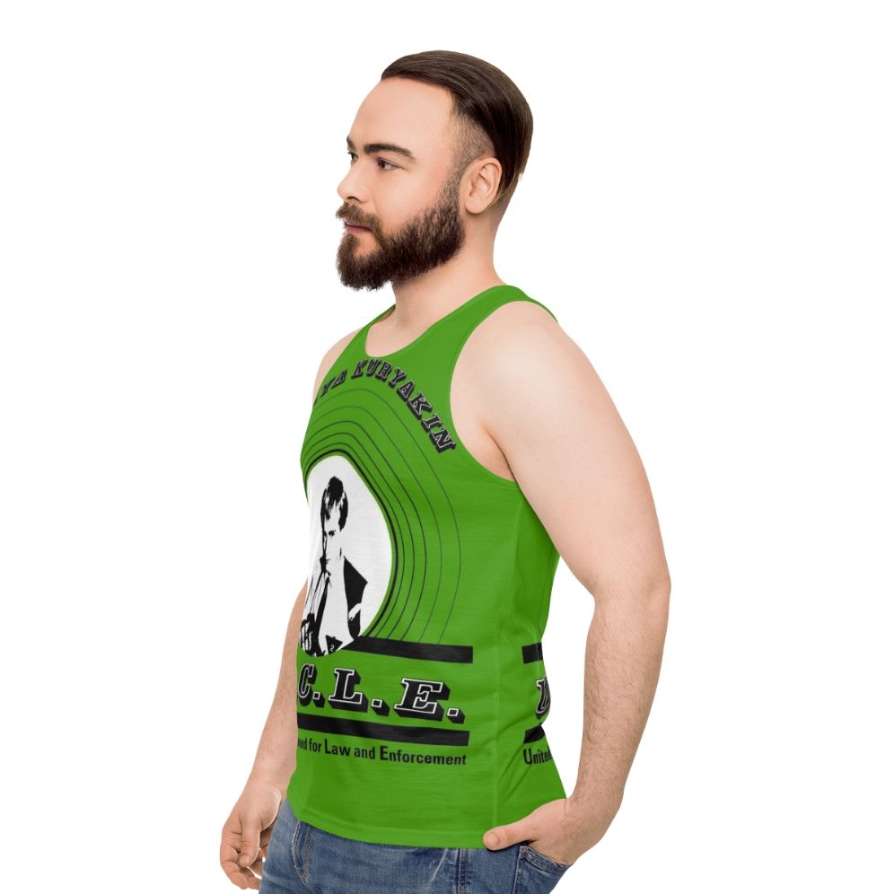 Illya Kuryakin Unisex Tank Top - men side