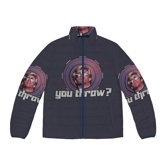 '80s puffer jacket from the cult classic action movie "You Throw"